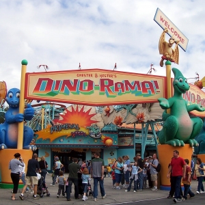 Entrance to Dino-rama.