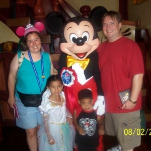 Family pics with Mickey