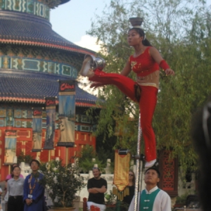 Acrobats in China