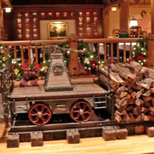 wilderness train at christmas
