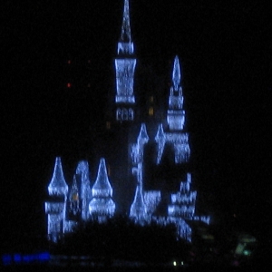 Cinderella Castle Christmas Lights