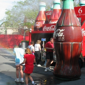 Refreshing Coke Bottle