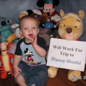 Will Work for Trip to Disney World