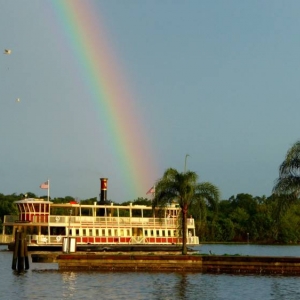rainbow at MK dock