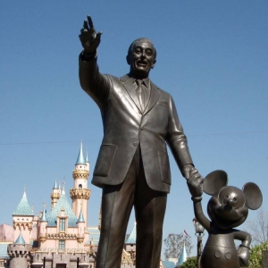 Disneyland statue closeup