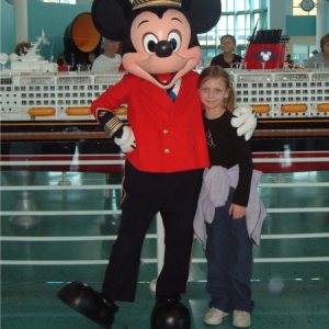 Alyssa w/ Captain Mickey