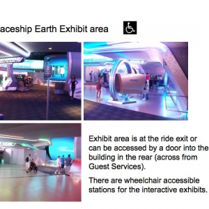 Spaceship Earth exhibit area
