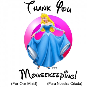 Mousekeeping Thank You - Aurora