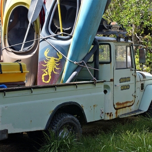 Old Truck w/ kayaks