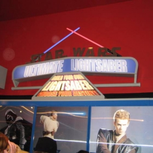 Build Your Own Lightsaber at Disneyland
