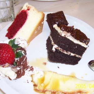 Desserts at Crystal Palace