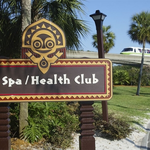 Health Club sign