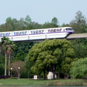 Monorail from Ferry boat