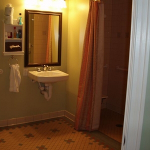 SSR master bedroom roll in shower