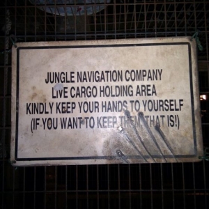 Sign at Jungle Cruise MK EMH