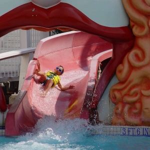 Clown Slide at Luna Park Pool