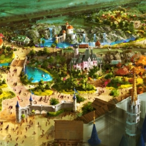 artist's rendering of Fantasyland expansion