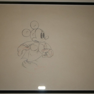 Mickey Mouse - The Worm Turns - Original Production Drawing - 1937