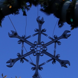Cars Land Wrench snowflakes