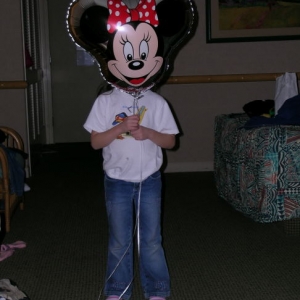 Michelle being Minnie Mouse