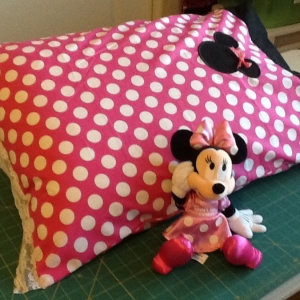 Minnie Mouse pillowcase