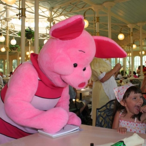 Excited over Piglet at Crystal Palace
