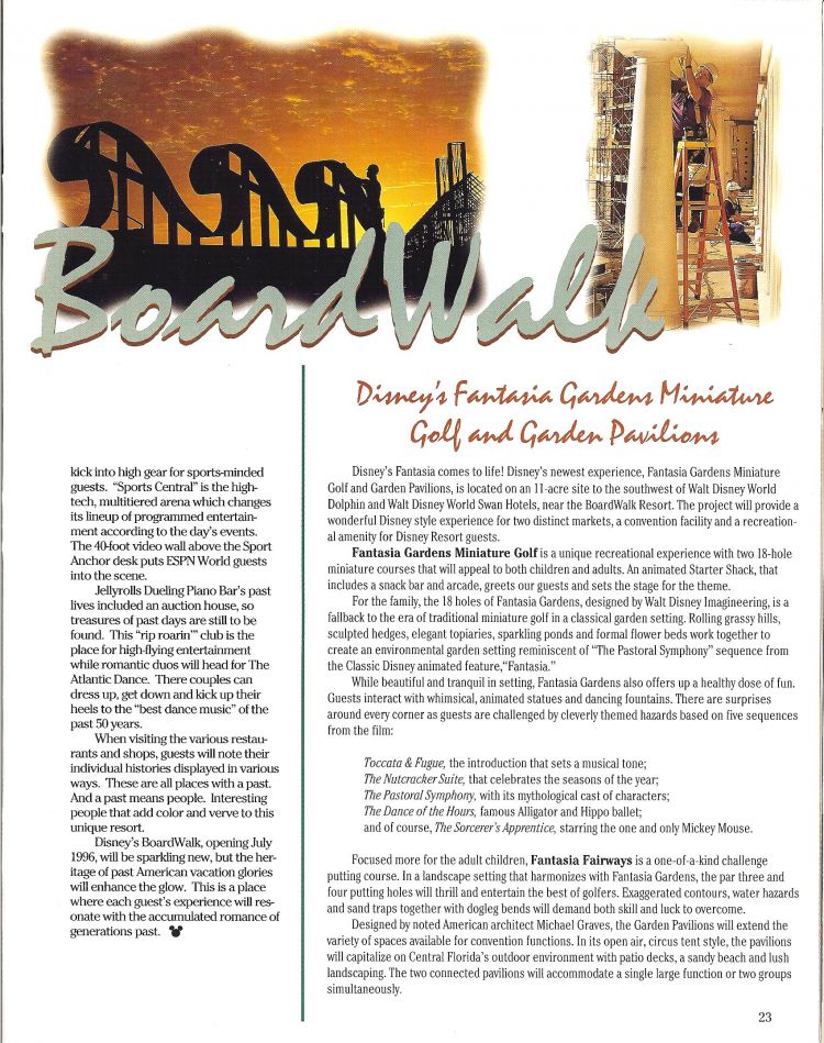 1995 Disney Magazine page 23