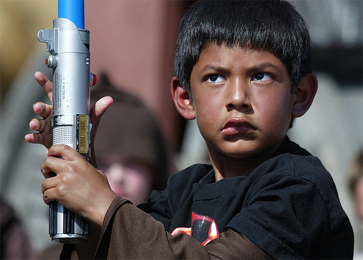 A young Jedi trainee