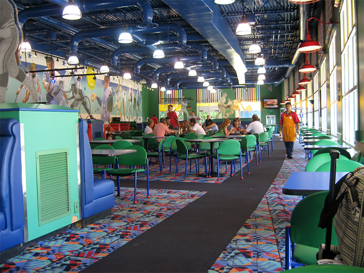All Star Sports cafeteria