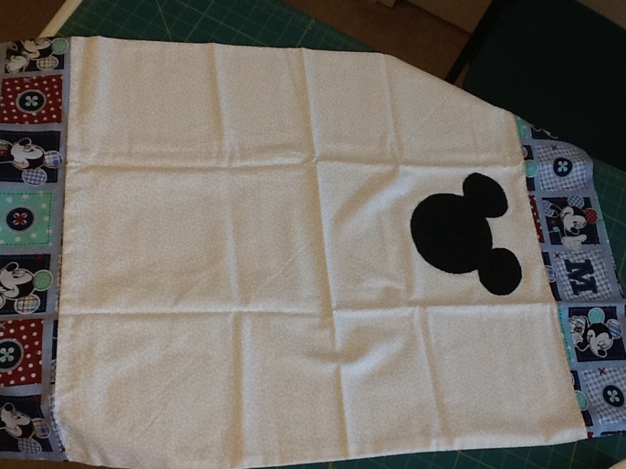 Autograph pillowcase Mickey Mouse