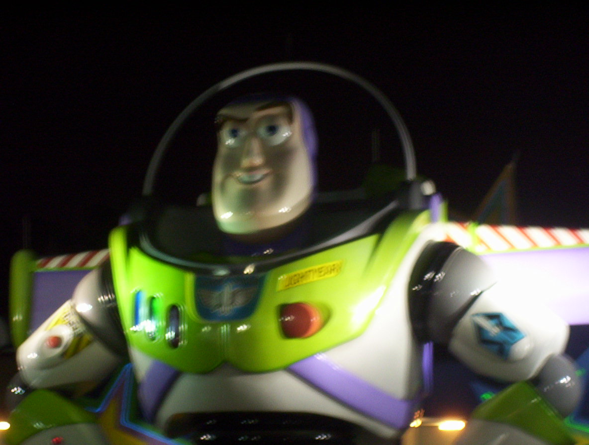 Buzz Lightyear at Night