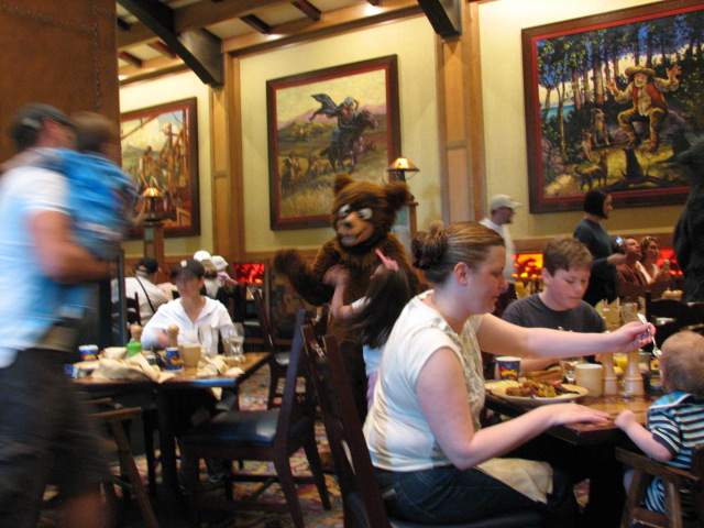 Chip and Dale Critter Breakfast at the Storyteller Cafe