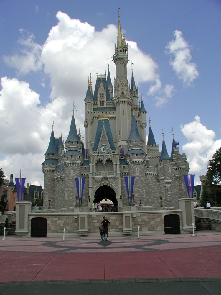 Cinderella's Castle Noon on 9-11-01