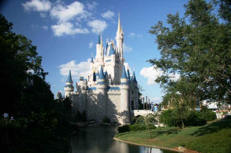 Cinderella's Castle Side View