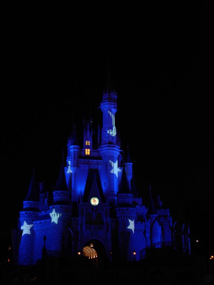 Cinderella's Castle with stars