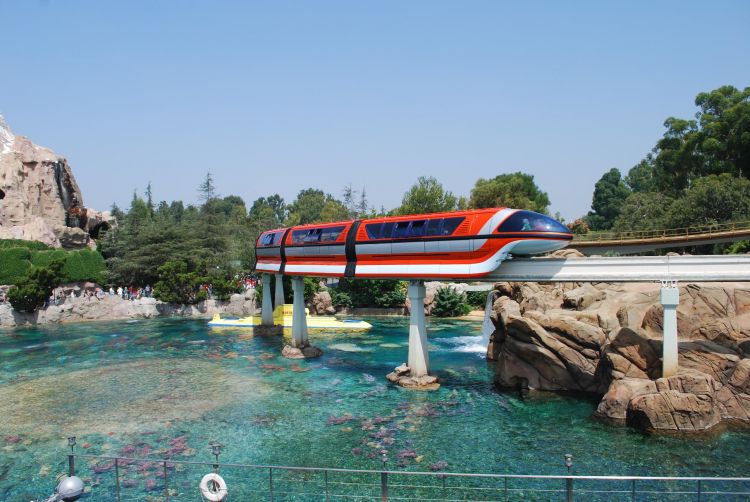 Disneyland Monorail Mark VII Orange 2