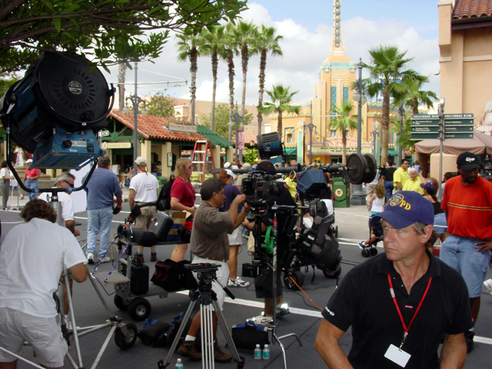 Filming at Disney Hollywood Studios