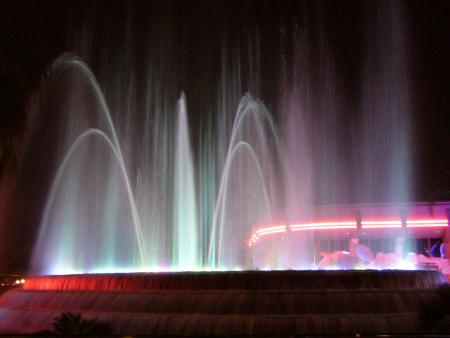 Fountain of Nations at Night