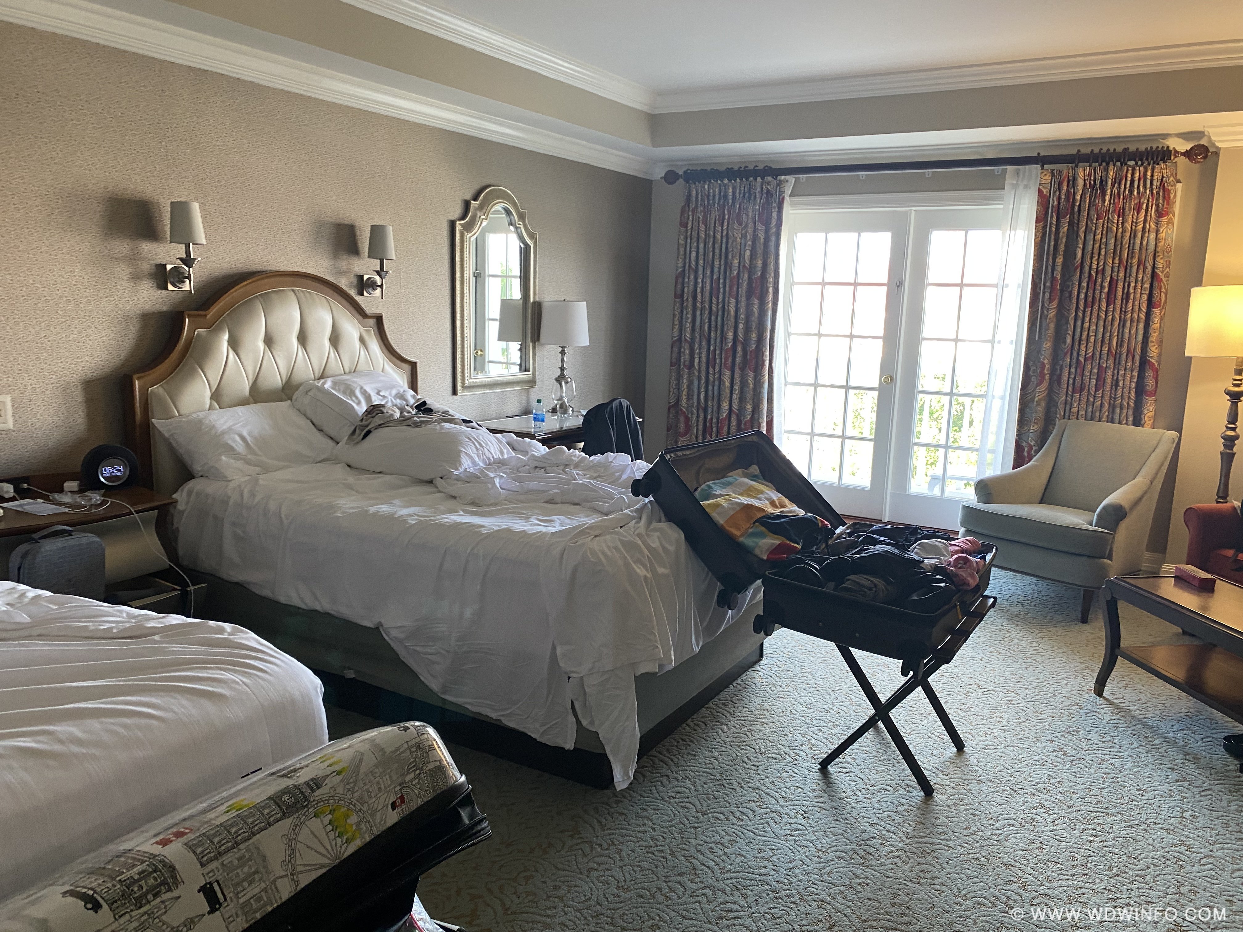 Grand Floridian RPC Royal Palm Club Main Building 2 Queen Deluxe Room May 2022