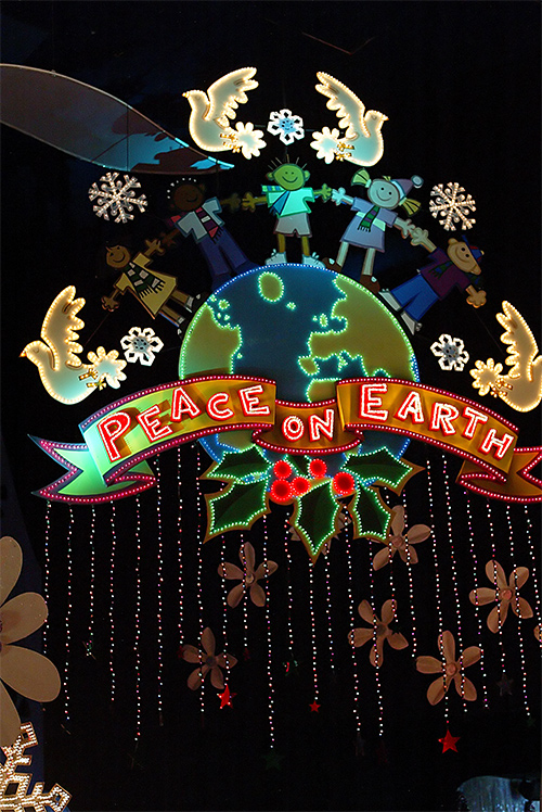 Its a small world - Peace on Earth