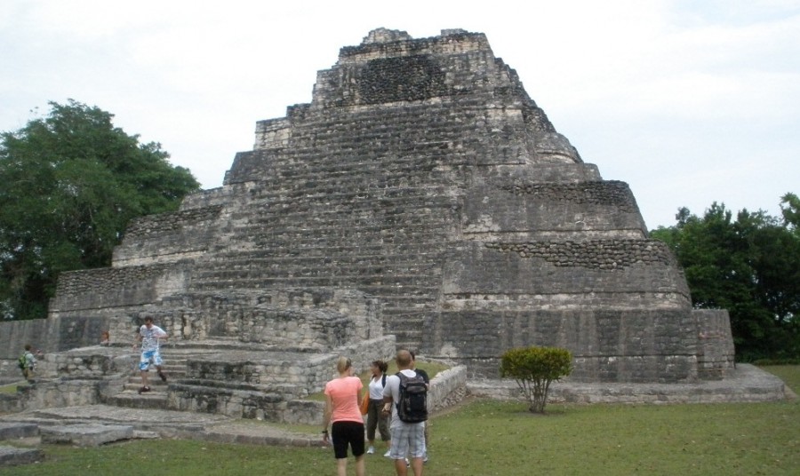 Mayan - Chacchoben - one of the Upper Temples