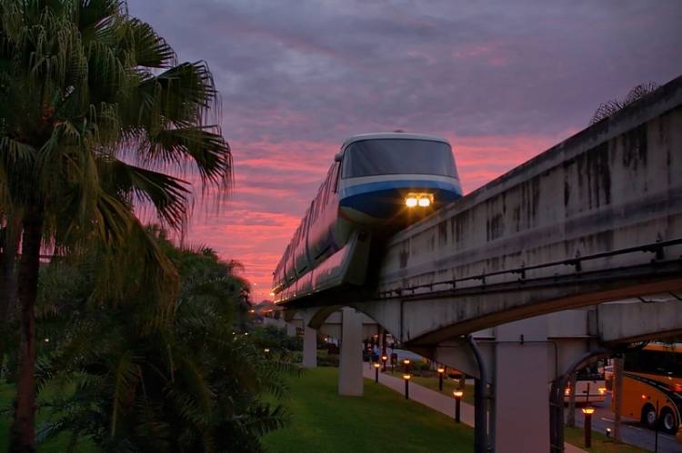 Monorail Blue at Poly
