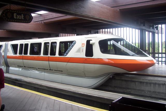 Monorail Orange at the Poly.