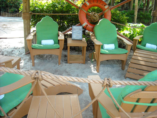 Premium seating at Typhoon Lagoon