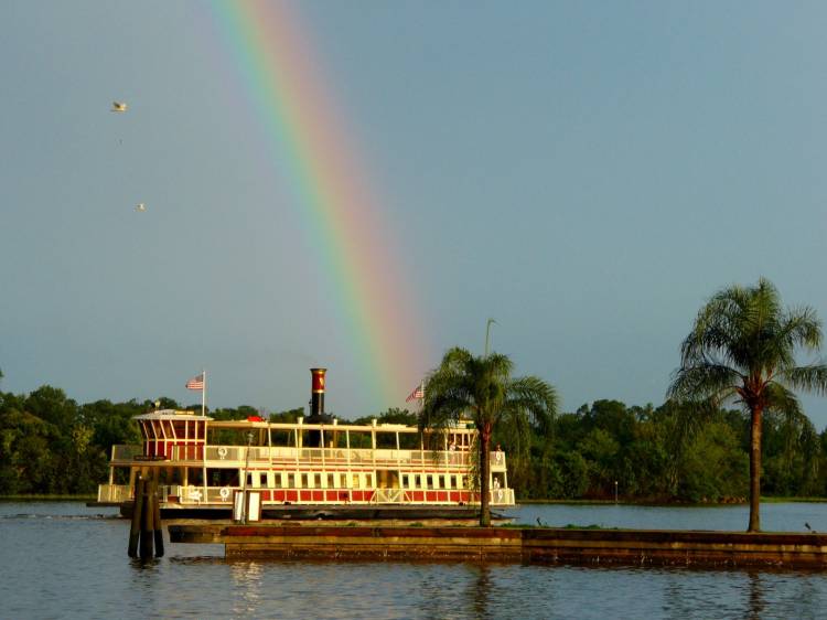 rainbow at MK dock