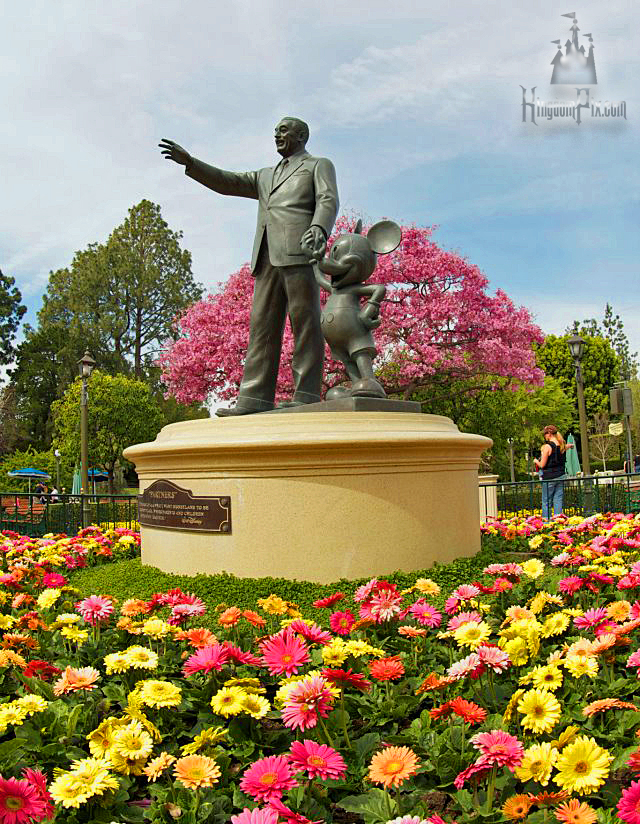 The Partners Statue at Disneyland