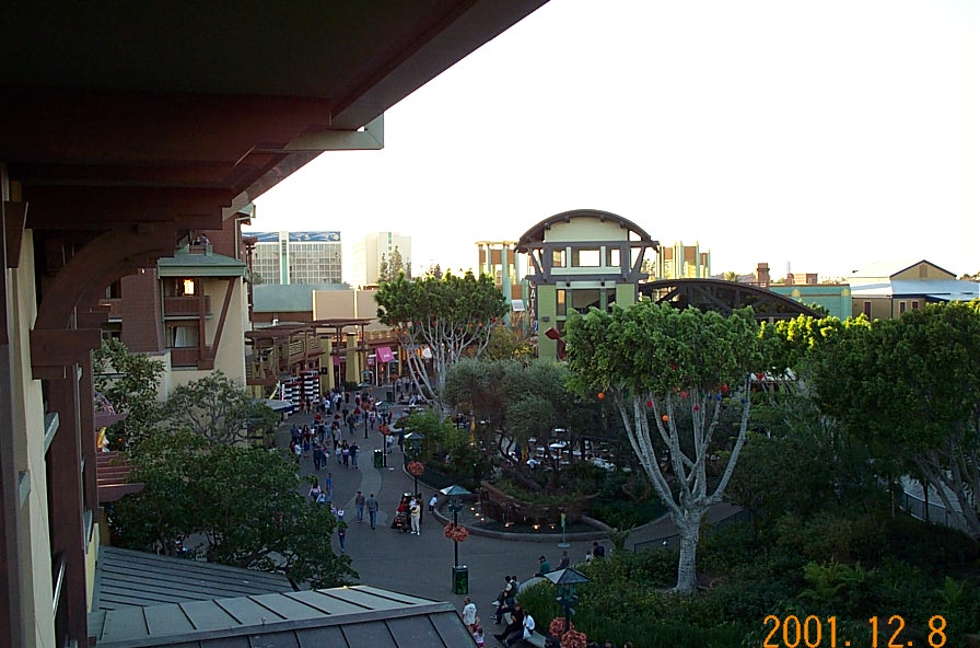 View from Downtown Disney View Room