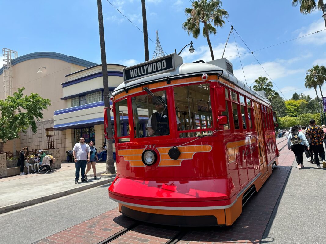 dca red trolley cars 1