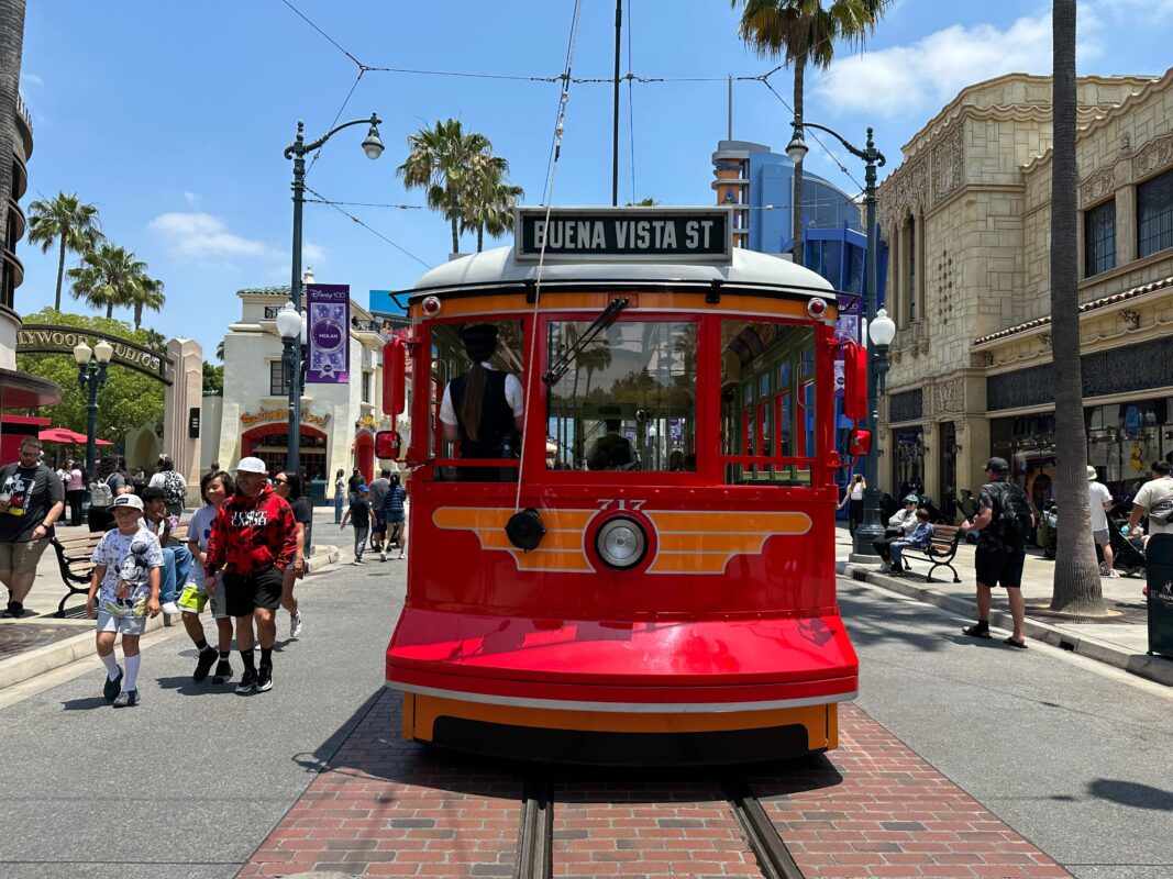 dca red trolley cars 6