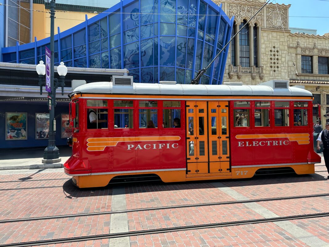 dca red trolley cars 15